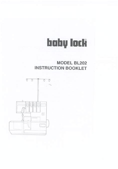 metal fabrication model bl202-4|Baby Lock BL202 .